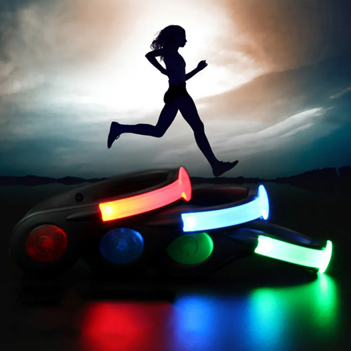 Sports Running Safety USB LED  Shoes Clip Luminous light