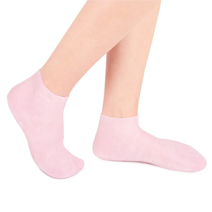 1 Pair Feet Care Socks Spa Home Use New Silicone Moisturizing Gel Heel Socks Cracked Foot Skin Care Protectors Anti Cracking