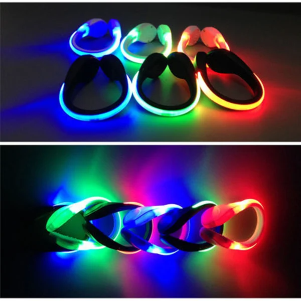 Sports Running Safety USB LED  Shoes Clip Luminous light