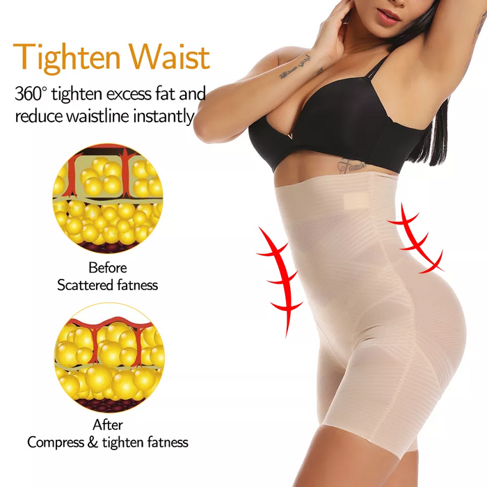 Women Body Shaper Firm Tummy Control Shorts Under Skirts High Waist Shaping Panties Slimming Underwear Waist Cincher Shapewear