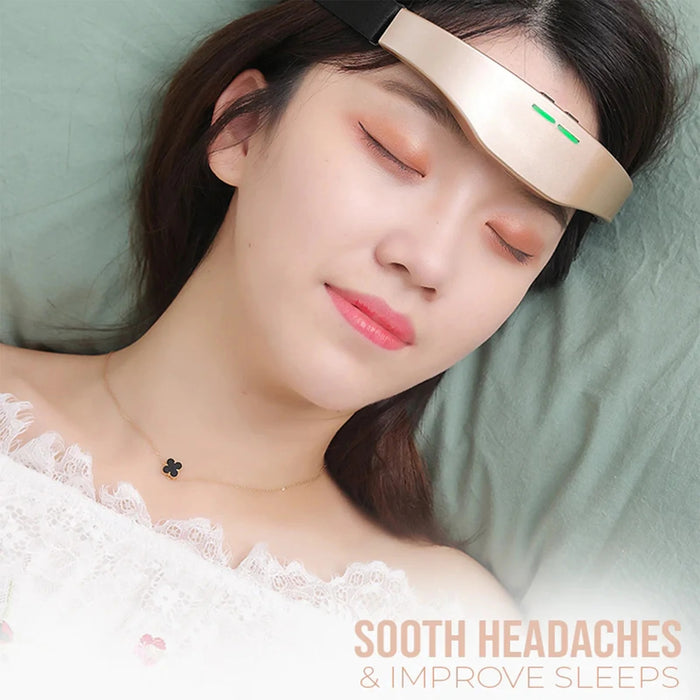 ELECTRIC HEAD MASSAGER EMS MUSCLE STIMULATION HEADACHE MIGRAINE RELIEF PHYSIOTHERAPY INSOMNIA RELAX THERAPY SLEEP HEALTH CARE